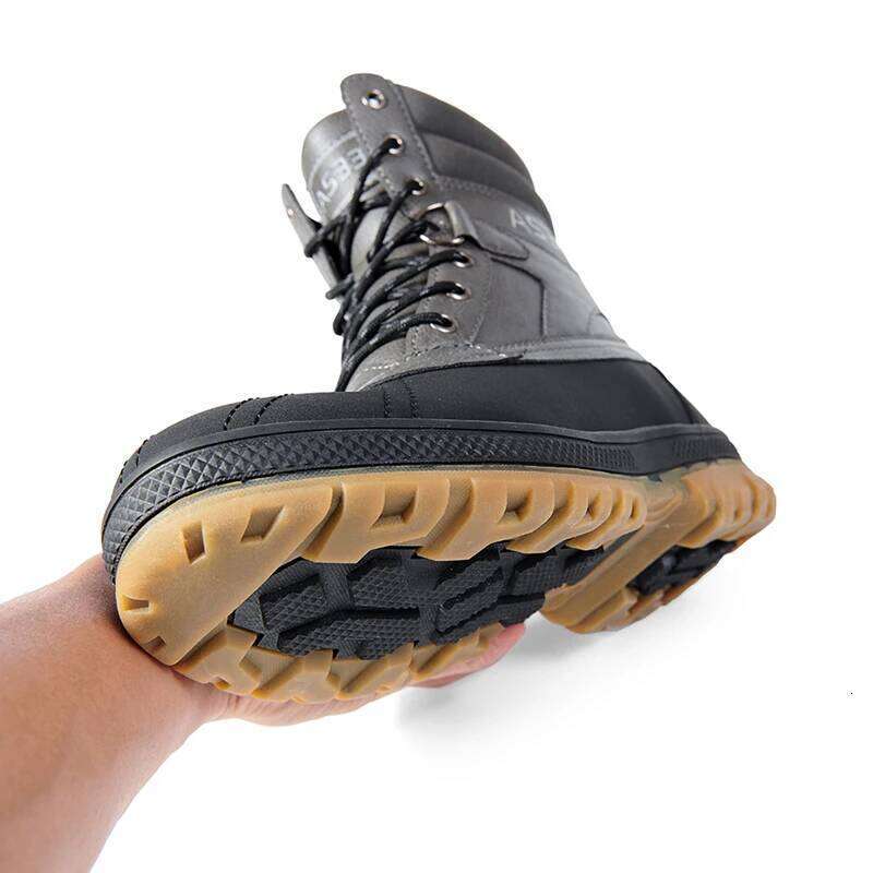 Plus Size 47 Outdoor Snow For Men Training Work Boots Waterproof Slip-Resistant Keep Warm Winter Shoes