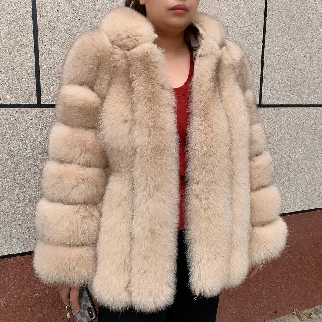 New womens vertical hooded Real fur coat for autumn and winter fashion natural fur jacket vertical hooded raccoon fur coat H251024