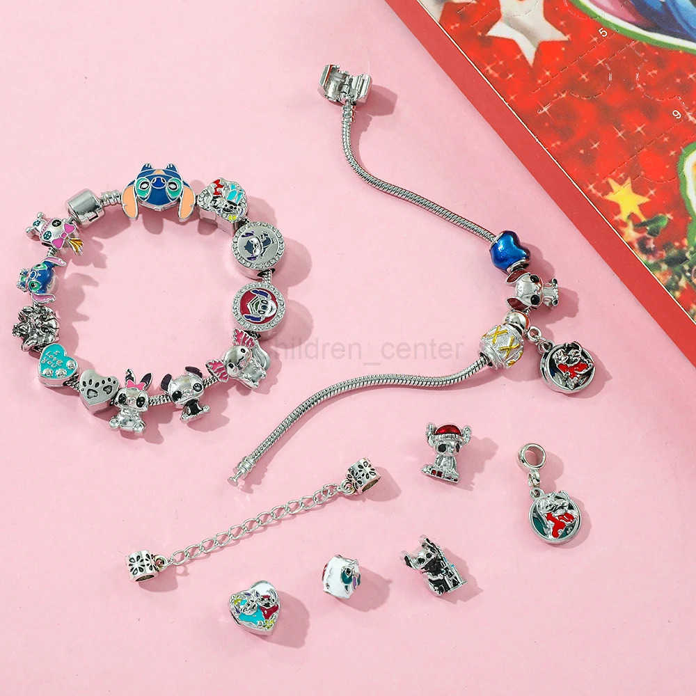 Disney Stitch Christmas Charm DIY Bracelet - Adorable Craft Project with Surprise Element