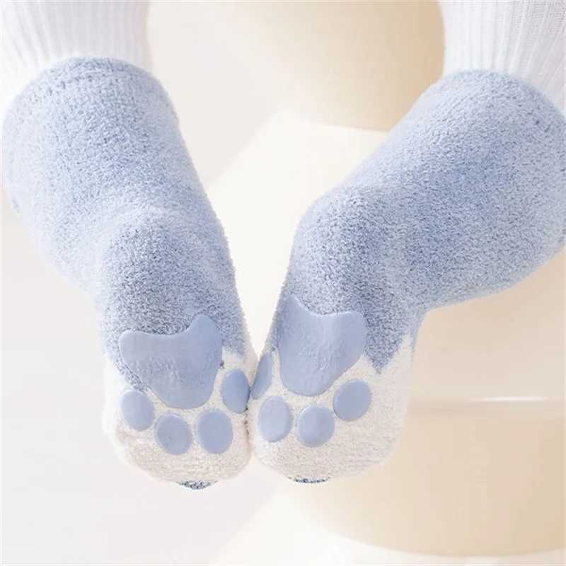 Lawadka Winter Newborn Baby Girl Boy Socks Anti Slip Coral Fleece Toddler Socks For Girls Boys Thick Warm Infant Baby Sock 03Y J251024