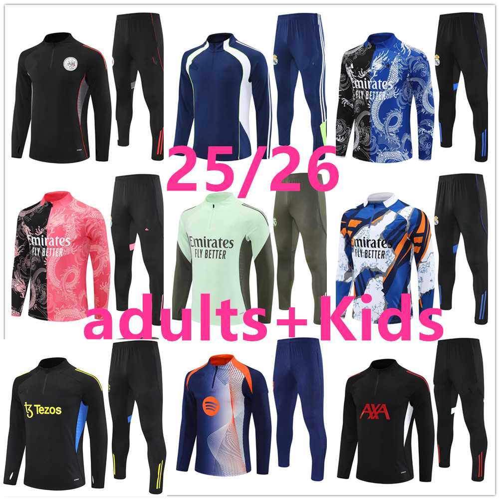 2024 2025 soccer tracksuits men football training suit 24 25 train GAKPO DARWIN Luis DIaz Arnold ALLISTER tuta jacket kit men and kids survetement 666