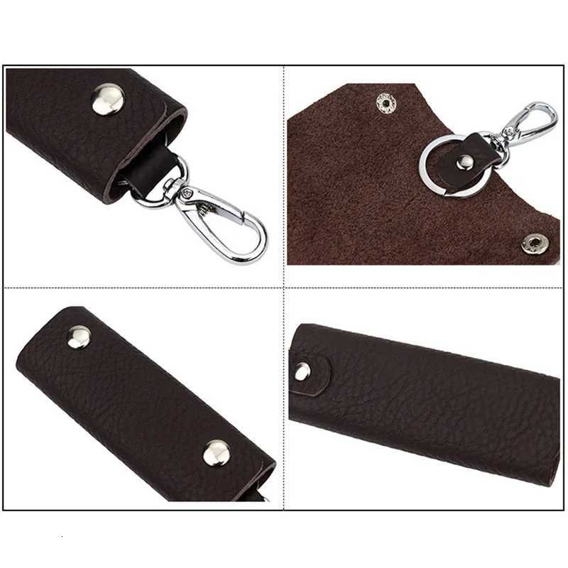 Mens Business Leather Key Case Waist Hanging Key Chain Household Large Capacity Female Fashion Multifunction Car Lock Key Bag Z251023
