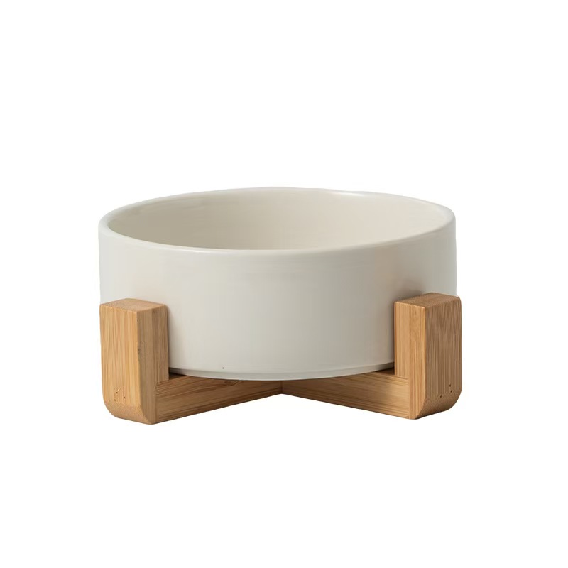 K3288 Automatic Pet Drinking Bowl, Anti-Tip Neck Food Bowl, Cat and Dog Dual-Use Utensil Set Wholesale