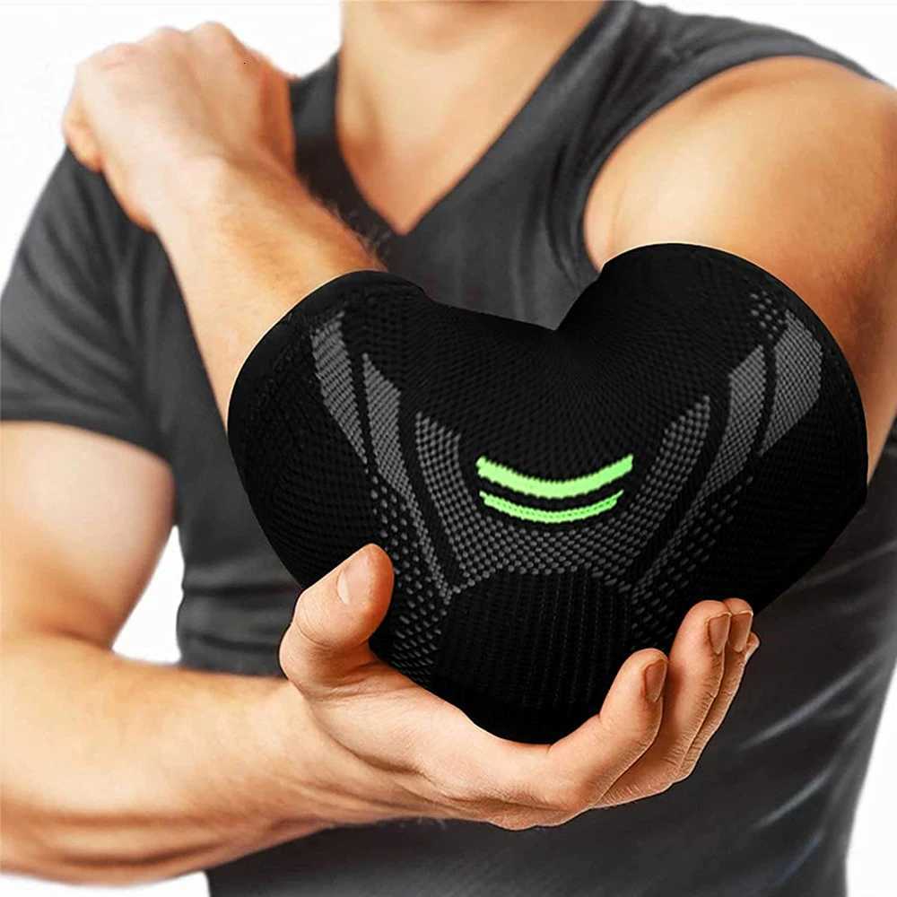 Elbow Support Elastic Gym Sport Elbow Protective Pad Absorb Sweat Sport Basketball Volleyball Tennis Arm Sleeve Elbow BraceW251024
