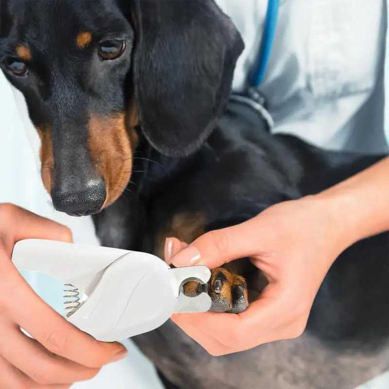 Dog Claw Trimmer Small Portable Pet Nail Trimmer AntiSlip Handle Metal Dog Nail Cutter Professional Grooming Tool For Small Z20251024