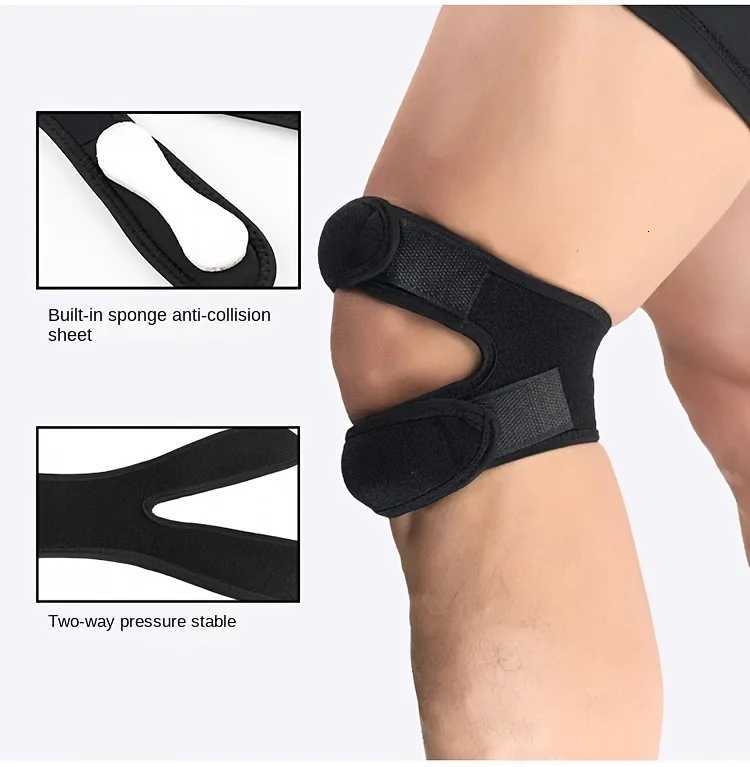 2pcs Knee Braces Adjustable Knee Pads Knee Support Sports Equipment Meniscus Straps Suitable for Running FitnessW251024