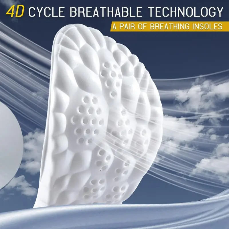 One Pair Pu Insole Super SoftLong Standing Arch SupportThickened Shock Absorption Insole251020
