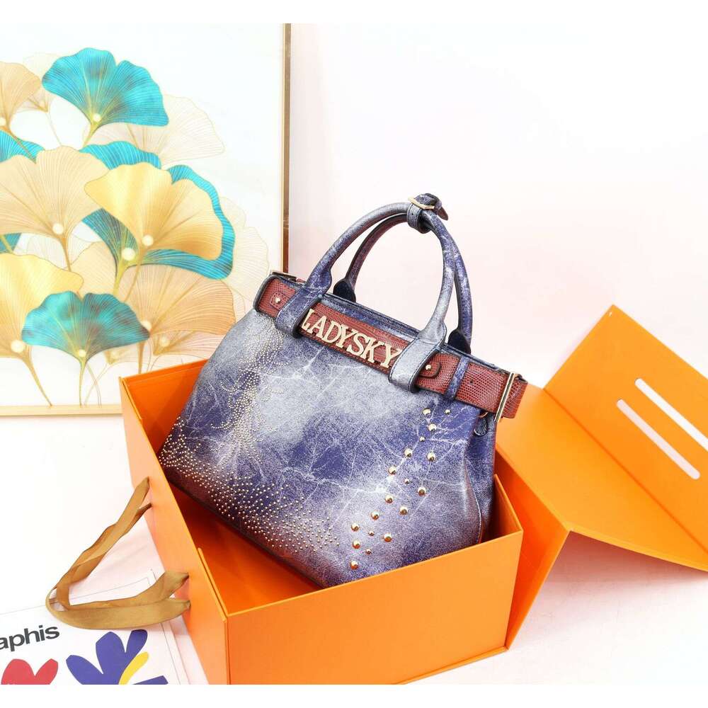 New Women's High-Quality Belt Handbag Denim Guangzhou Designer Bags Quality Tote Bag