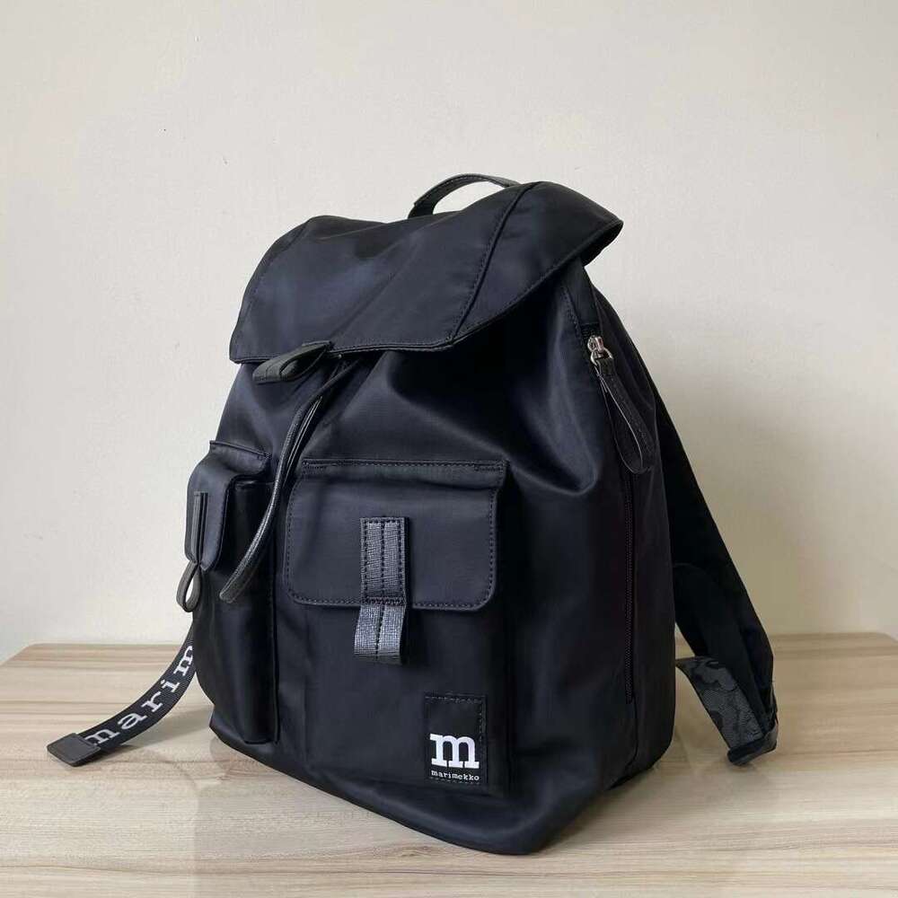 Nordic Niche Marie Magne Women S Black Commuter Casual Backpack Laptop Bag High Quality