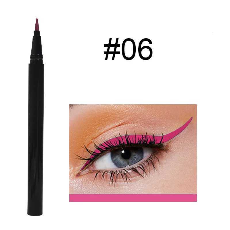 Free Printing Neon Colours Colourful Eyeliner Liquid Matte Liquid Eyeliner Pen Long Lasting Eye LinerL251024