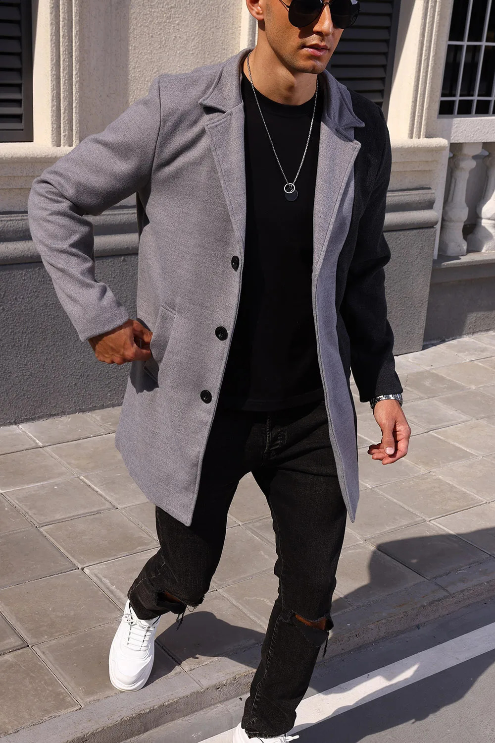 Unisex Woolen Overcoat Long Sleeve Casual Jacket with Pockets Comfortable Daily Wear Business Autumn Winter Fashion Stree 251018