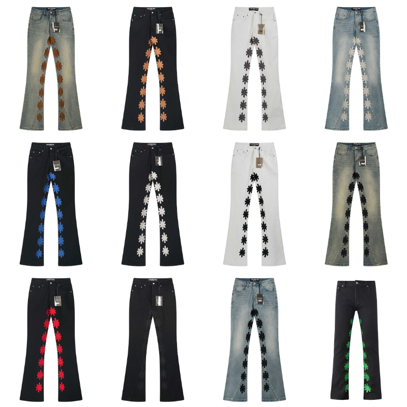 Grey Black Blue Green Men's Jeans 2026ss