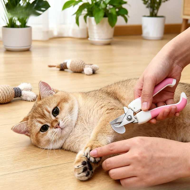 Nail Clippers Multifunctional Cat Pet Nail Clippers with Sickle Large Dog Nail Clippers Stainless Steel GroomingScissors Grinder Z20251024