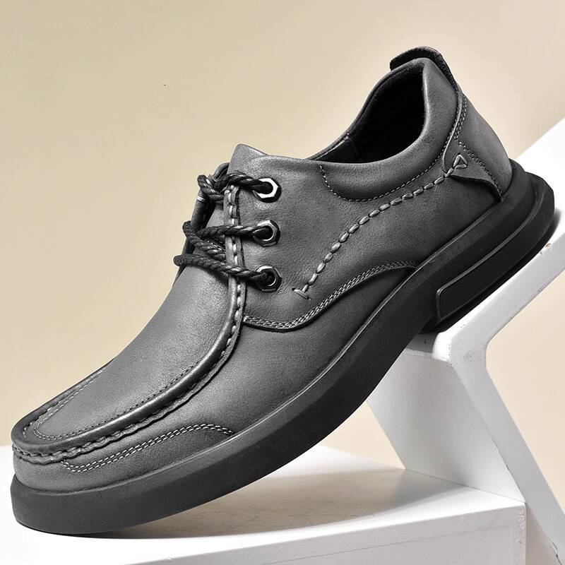 Paul Camel Men's Shoes 2026 New Model First Layer Cowhide Slip-On Business Casual Leather Shoes Men's Genuine Leather Dad Shoes