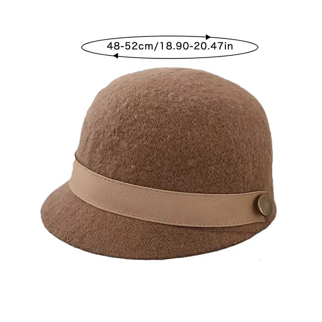 Winter Warm Baby Equestrian Hat Vintage Baby Boy Girl Wool Caps Cute Toddler Short Brim Duck Tongue CapL251024