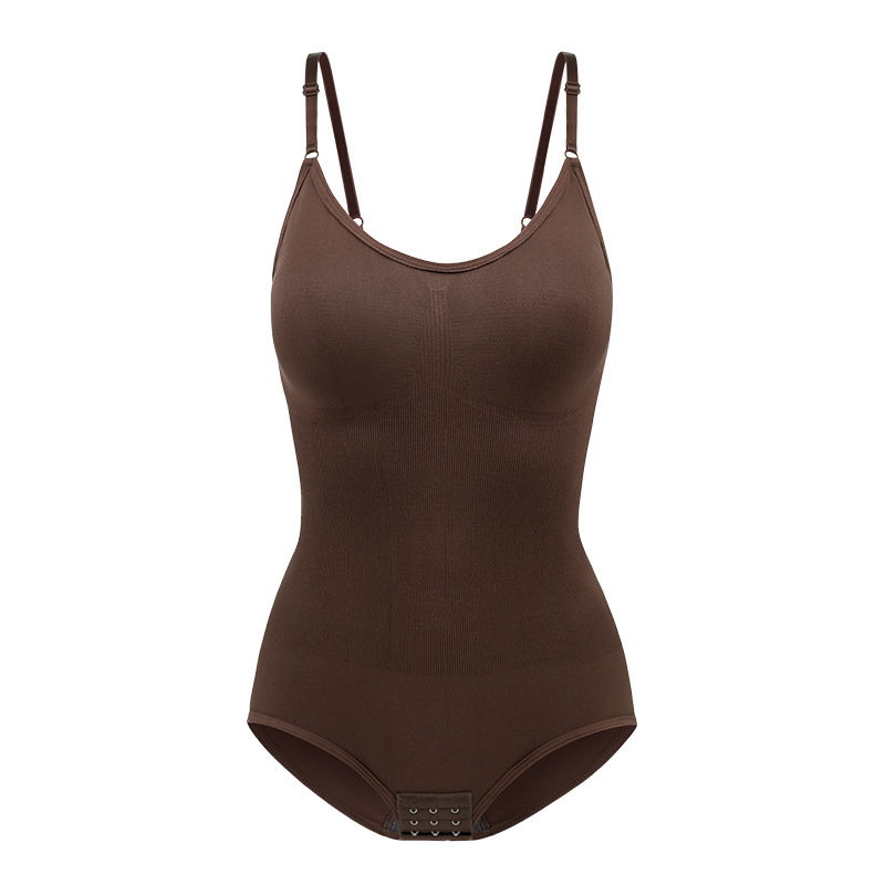 Women's Comfortable and Healthy Full-Body Shaping Underwear with Waist Reduction, Button Closure, Open Crotch, Hip-Lifting, Body Shaping, and Cor