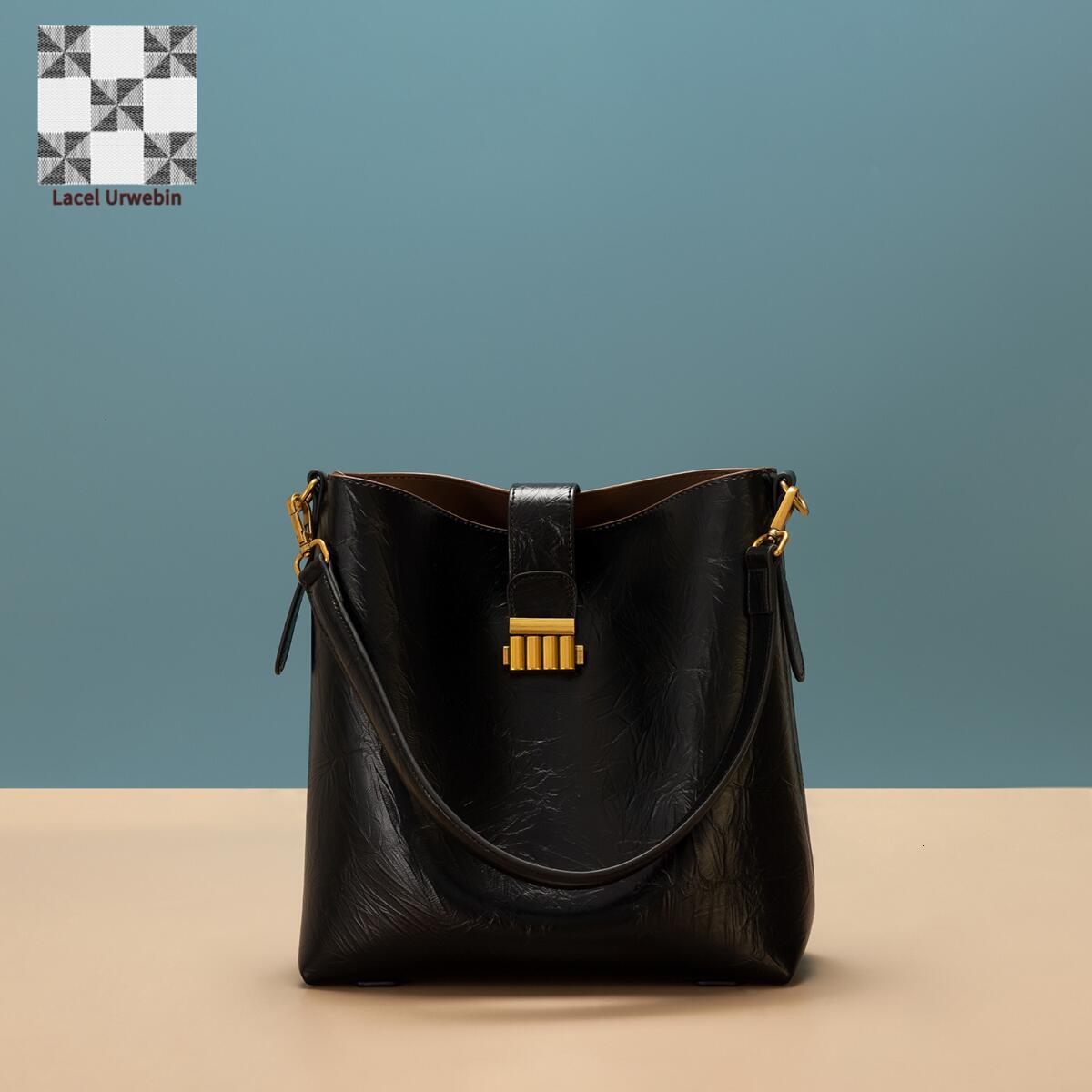 Lacel Urwebin Designer's 2025 New Light Luxury Versatile Casual Women's Bag Large Capacity Tote Bag High-end Luxury Bag Commuter Shoulder Cr