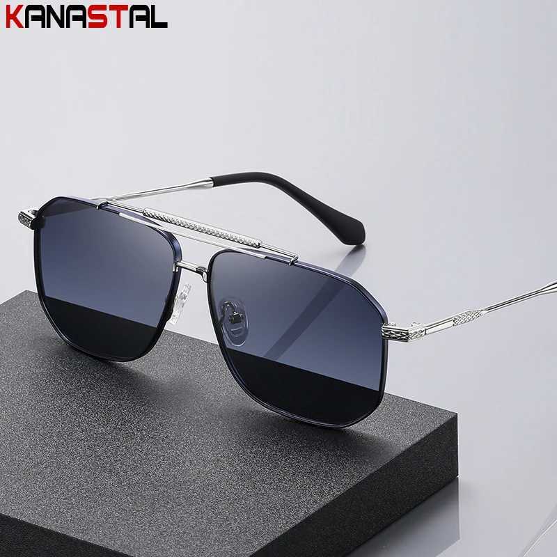 Men Polarized Sunglasses Women Fashion UV400 Sun Glasses Metal Eyeglasses Frame Driving Stadium Party Anti Glare Shade EyewearT251024