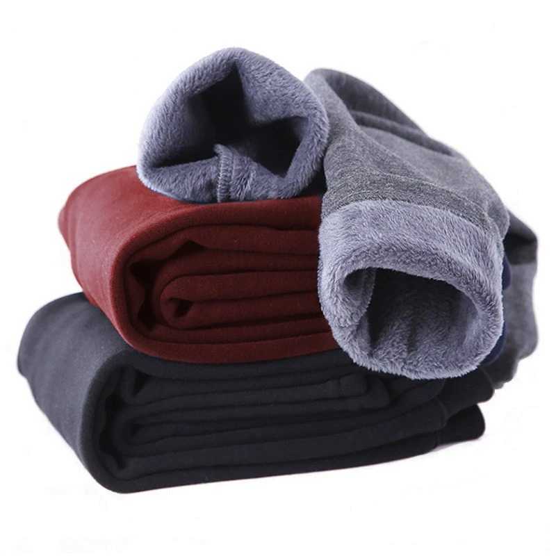 Kids Boys Pants Autumn Winter Thicked Warm Girls Leggings Solid color Childrens PantT251024