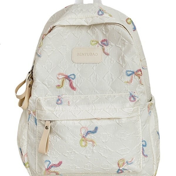 The new designer backpack cartoon backpack is very suitable for middle school girls as a multifunctional large capacity backpack