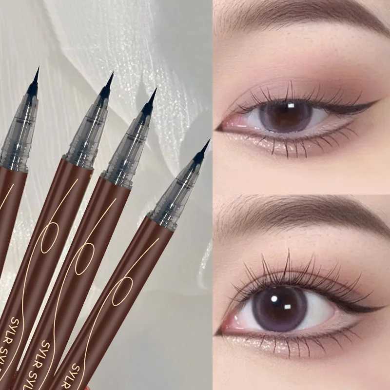 The new 0005mm ultrafine eyeliner with longlasting makeup is a waterproof professional antiperspirant liquid eye eyebrow pencL251024
