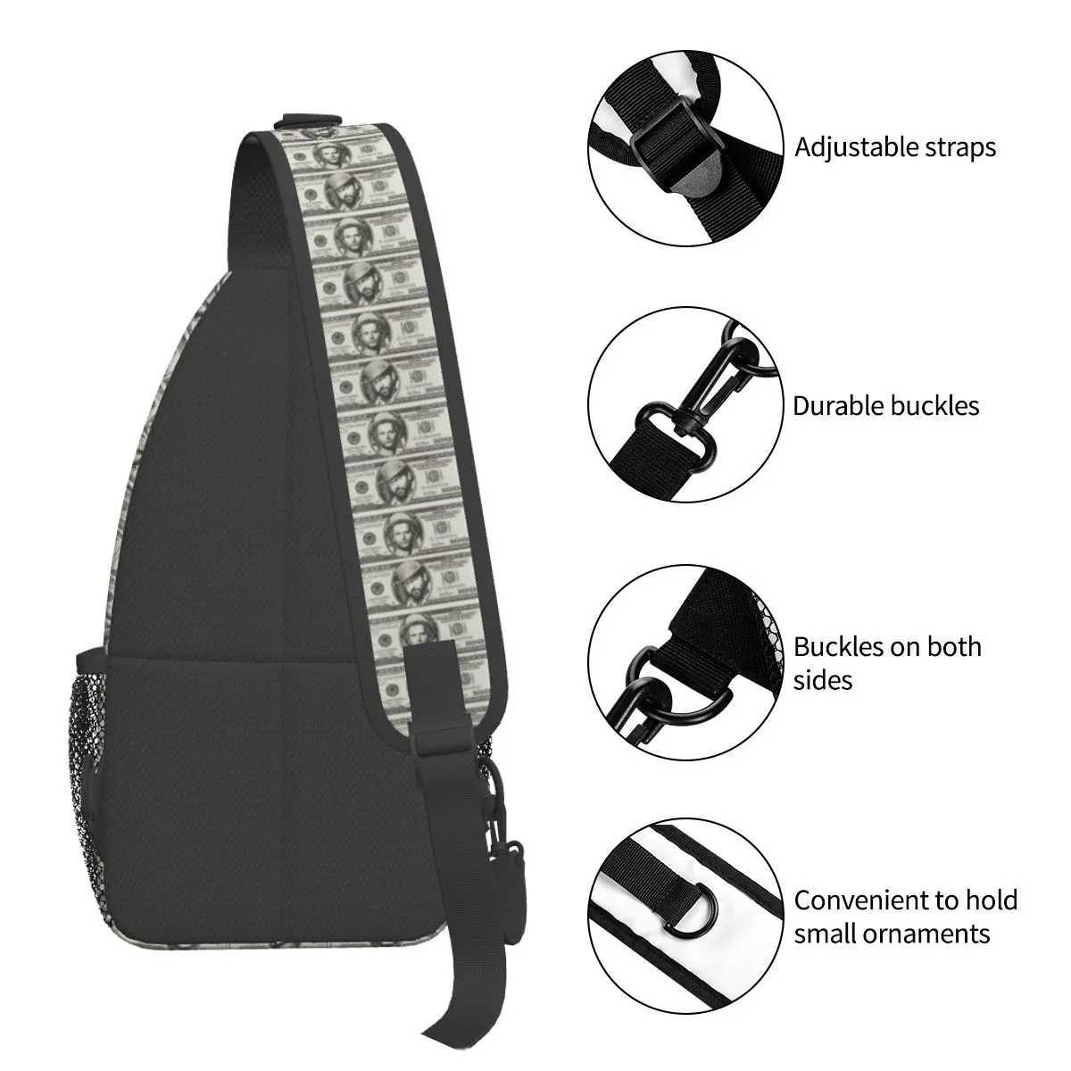 Terence Hill Bud Spencer Dollar Crossbody Sling Bags Men Women Chest Bag Shoulder Backpack Daypack for Travel Hiking Travel PackL251024