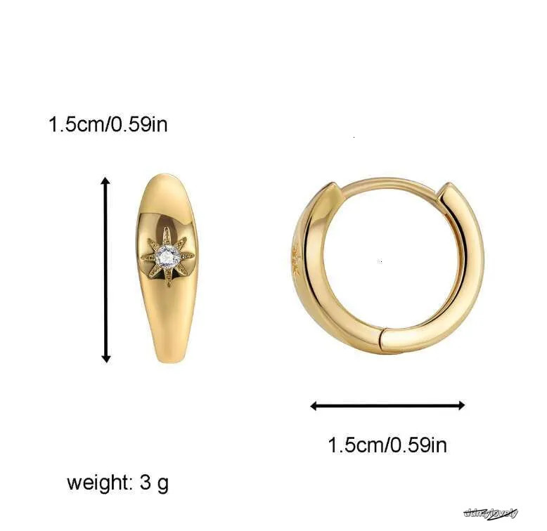 Minimalist Cubic Zirconia Earrings For Women - Fashionable Copper Sier Square Studs Ddmylovely