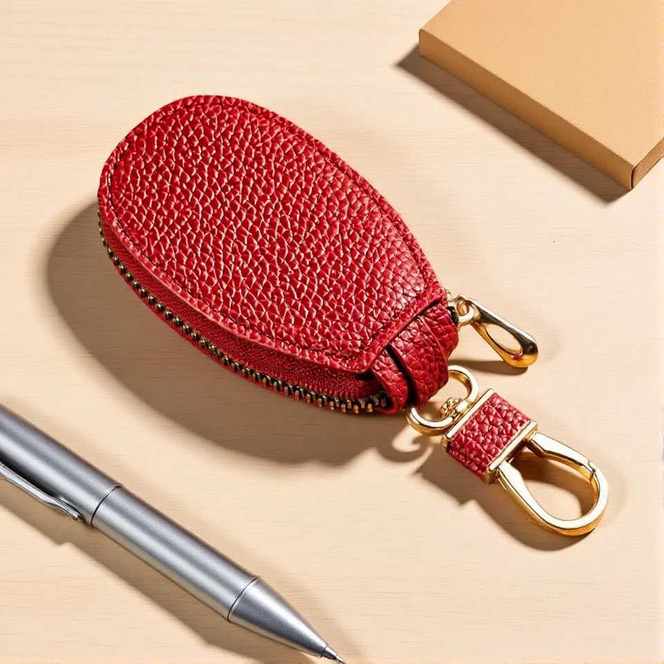 PU Leather Zipper Key Wallet Multifunctional Keychain Purse Key Protector Case Folding Unisex Money Storage Key Case Z251023