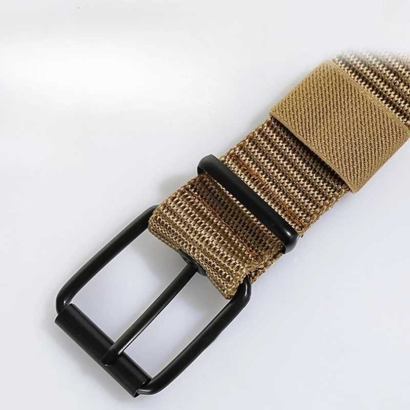 Unisex Canvas MultiHole Belt Needle Buckle Design KoreanStyle Versatile Jeans Belt for Students Youth W251024