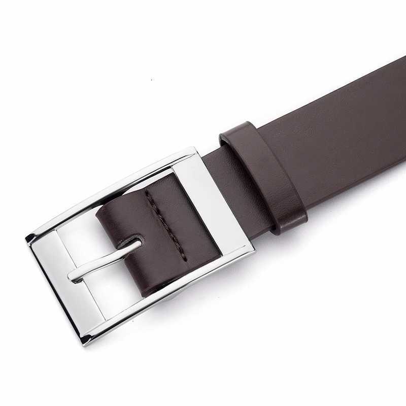 New Luxury Belt for Men PU Leather Belt Metal Pin Buckle High Quality Famous Brand Designer Waist Strap Belts for Jeans Men Belt W251024