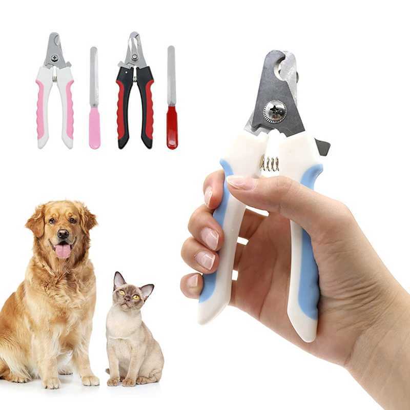 Pet Nail Clippers Pet Dog Cat Grooming Nail Scissors Stainless Steel Straight Handle Clippers Pet Supplies Z20251024