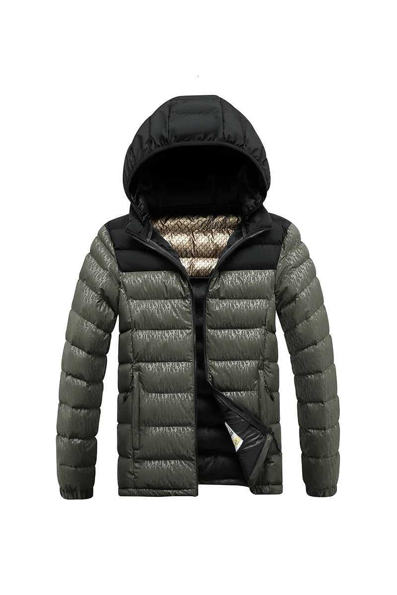 Mens Clothing Mens New Winter Parkas Korean Version Slim Fit Warm Parkas Detachable Cap Casual Comfortable Mens Top Jacket Z251024