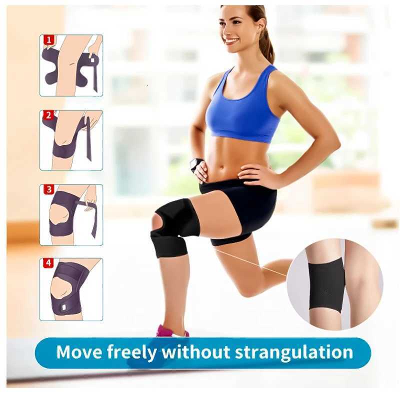 Knee Brace with Side Stabilizers Relieve Meniscus Tear Knee Pain Joint Pain Relief Breathable Adjustable Knee Support Knee PadsW251024