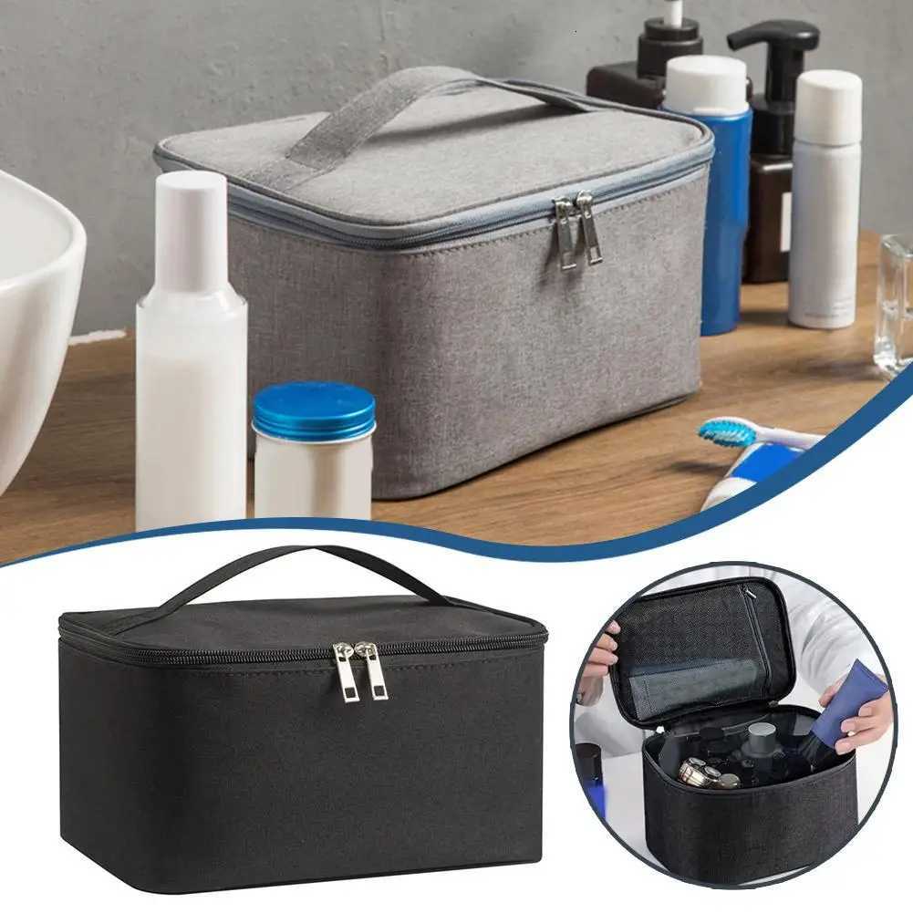 Waterproof Toiletry Bag for Men Women Large Capacity Travel Cosmetic Makeup Bag Portable Oxford Fabric Wash Bag with HandleT251024