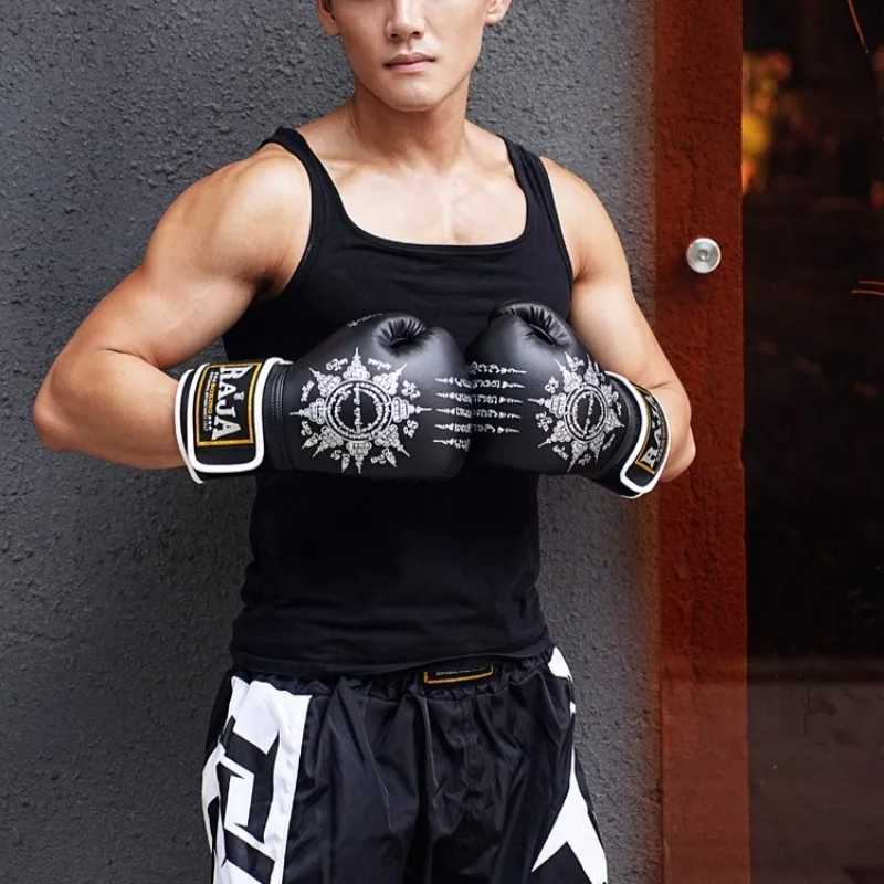 1012oz 2Pcs Professional Boxing MMA Sparring Gloves Muay ThaiKickboxingSanda Training Mitts Sandbag Punching Heavy Bag Y251023