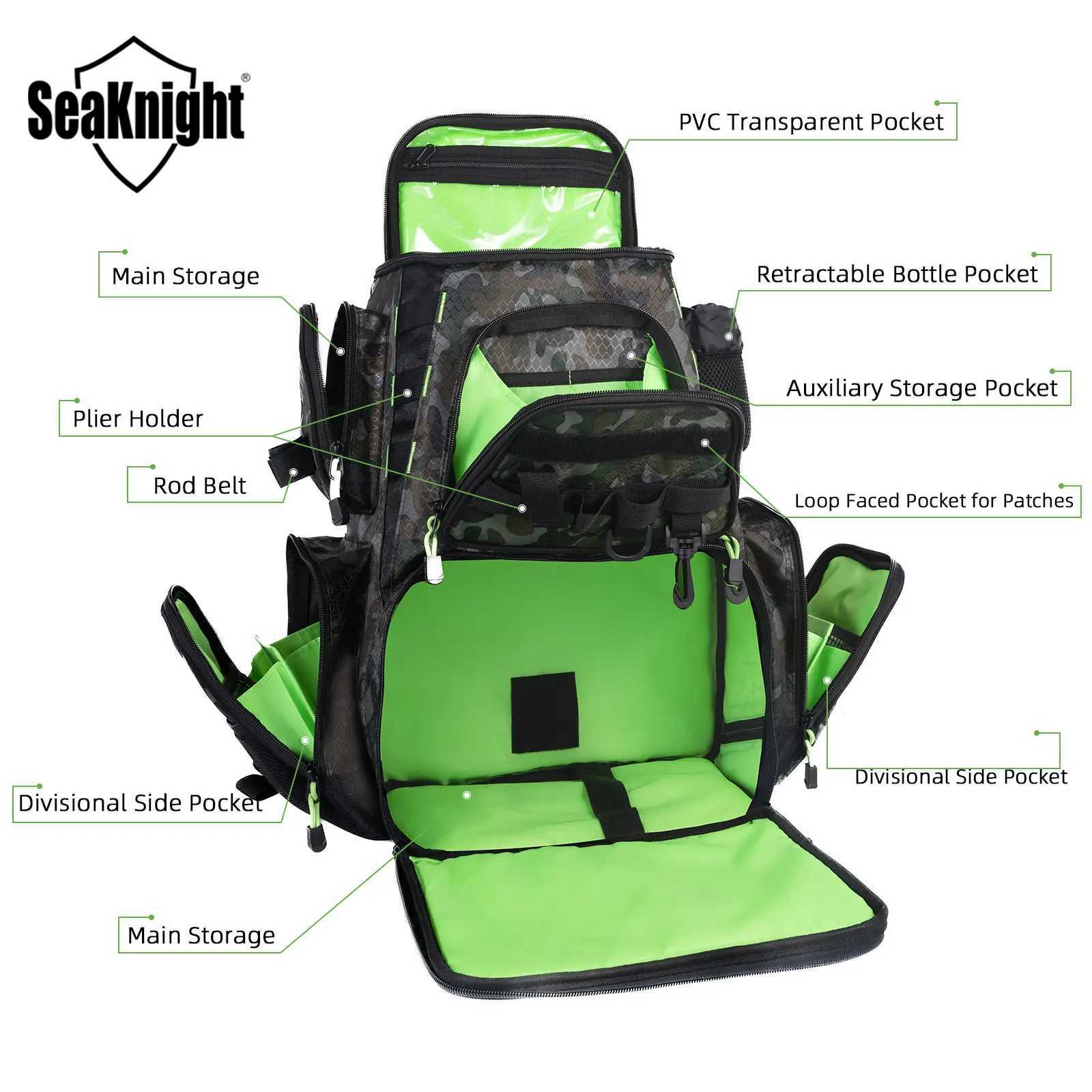 SeaKnight Brand SK010 Large capacity Waterproof durable multifunctionalThickened shoulder straps fishing bag outdoor backpack J251024