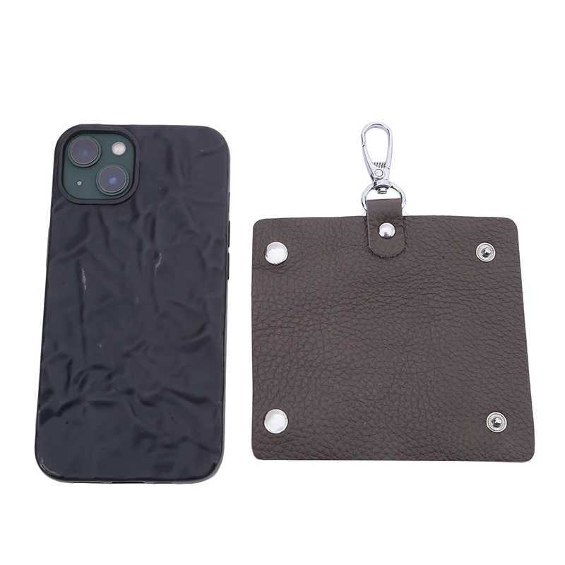 Men Housekeeper Genuine Leather Keychain Key Holder Fashion Portable Zipper Key Pouch Bag Multifunctional Organizer Pouch Z251023