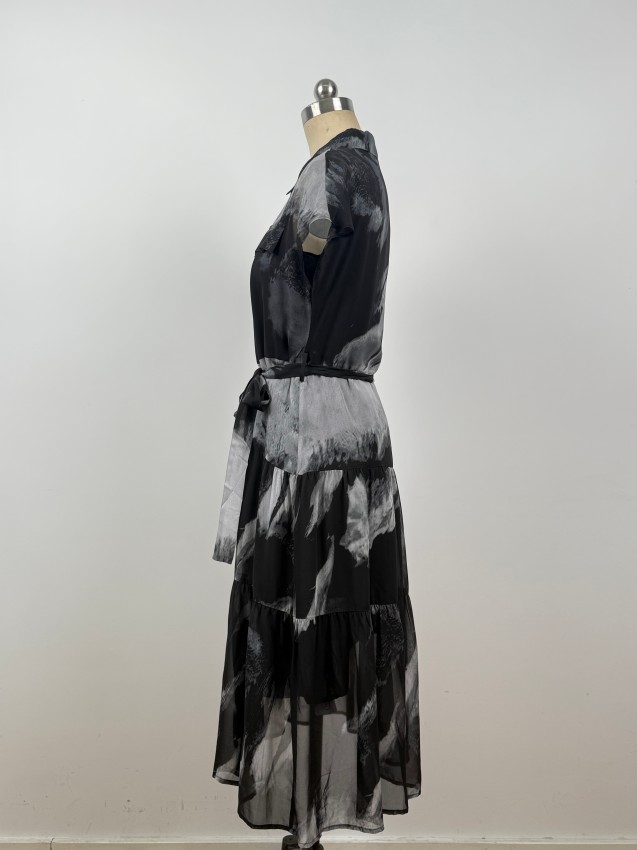 Simple, Sophisticated, Elegant Silk Dress JYL37153