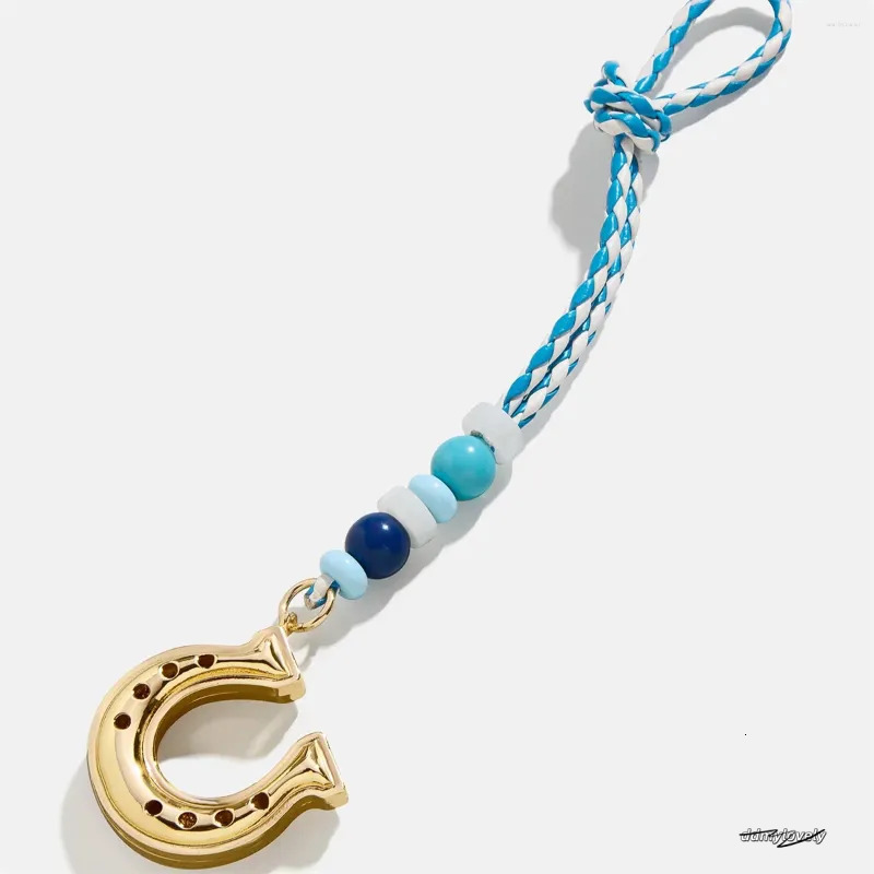 Colorful Hand Woven Keychain: Bohemian Bag Hanging Pendant With Bead Accents, DIY Accessories Ddmylovely
