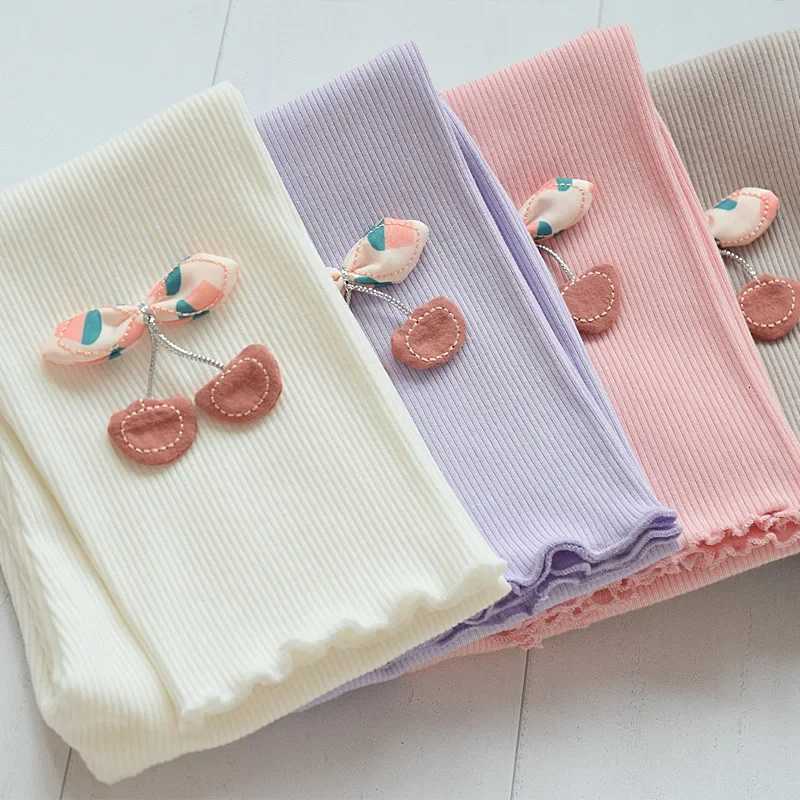 Kids Leggings Cherry Decoration Kids Leggings for Girls 2 To 7 Years Kids Pants Clothes Girls Children Leggings GirlsT251024
