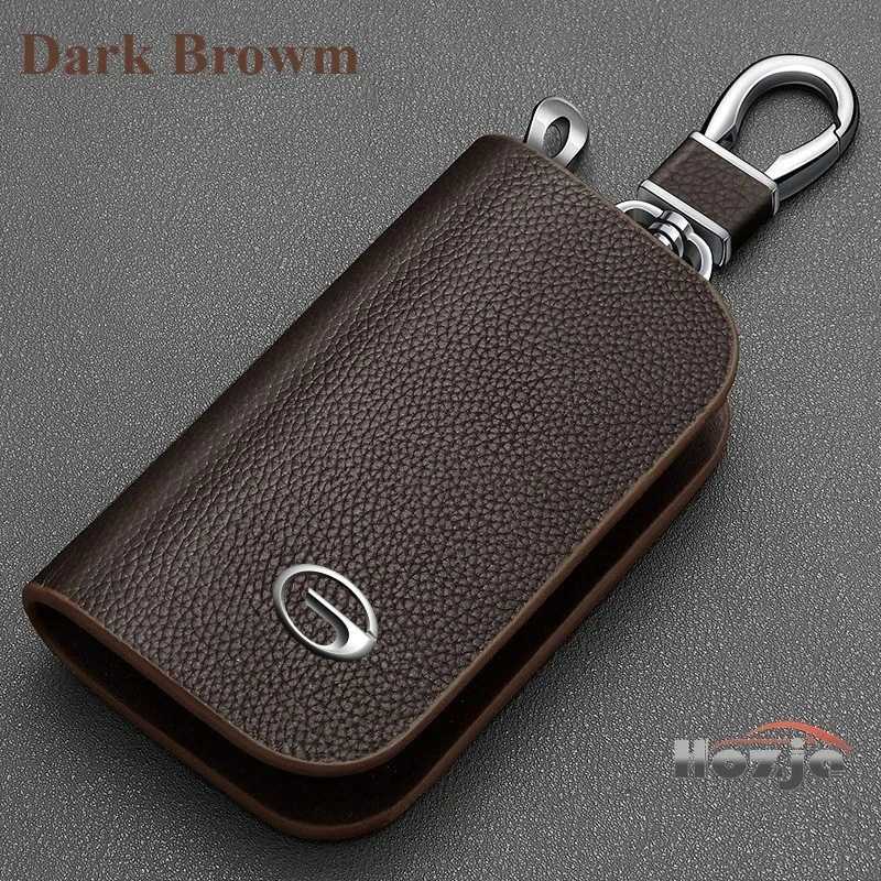 Car Leather Key Case Zipper Key Cover for GAC GS8 GA8 GS4 GS3 S7 EMZOOM GA3S Remote Control Protective Bag Gift 2025 Z251023