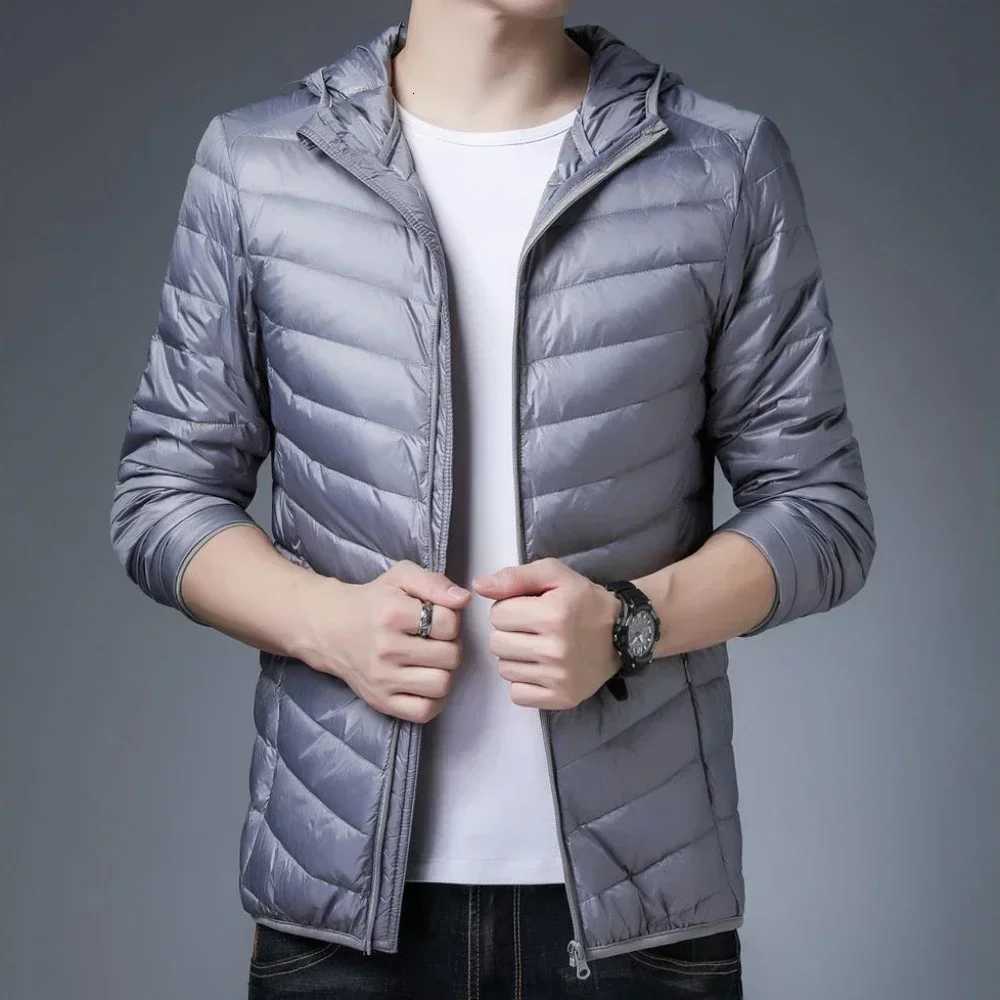 Solid Color Down Jacket Man Slim Fit Winter Coat for Men Cheap Clothes Offer New In Original Brands Cold Fast Delvery Harajuku Z251024