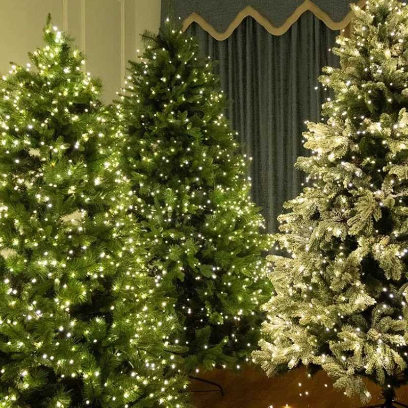 10M100LED String Lights Green Wire Fairy Lights Warm White Garland for Outdoor Home Christmas Wedding Party Garden Decoration C251024