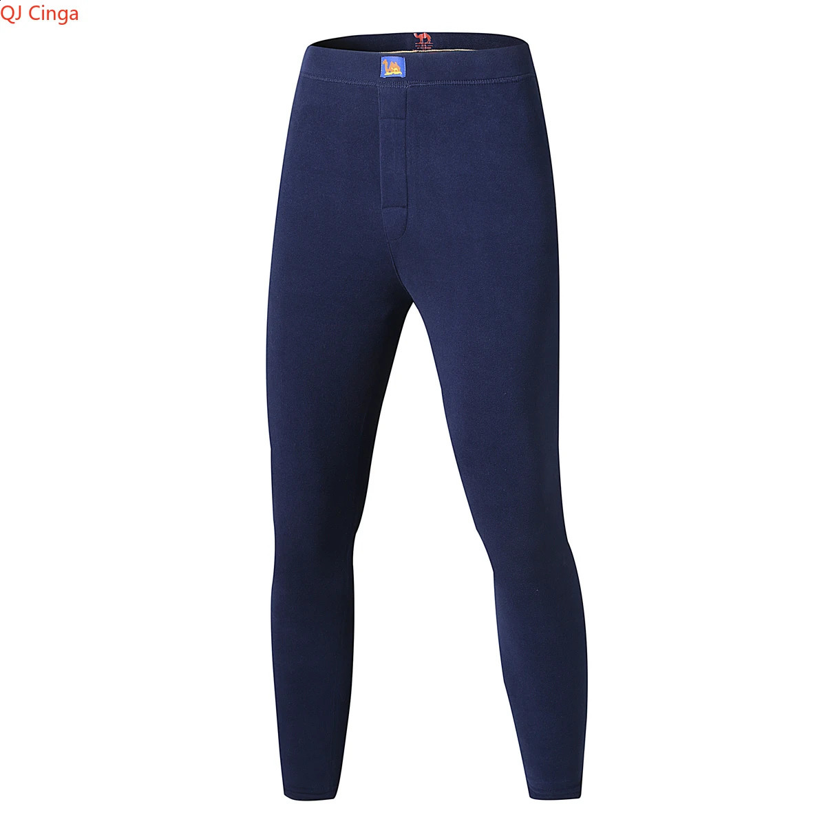 Winter Khaki Mens Thermal Underwear Bottoms Polyester and Spandex Blend Fabric for Warmth Pants Asian Sizes XL6XL 251018