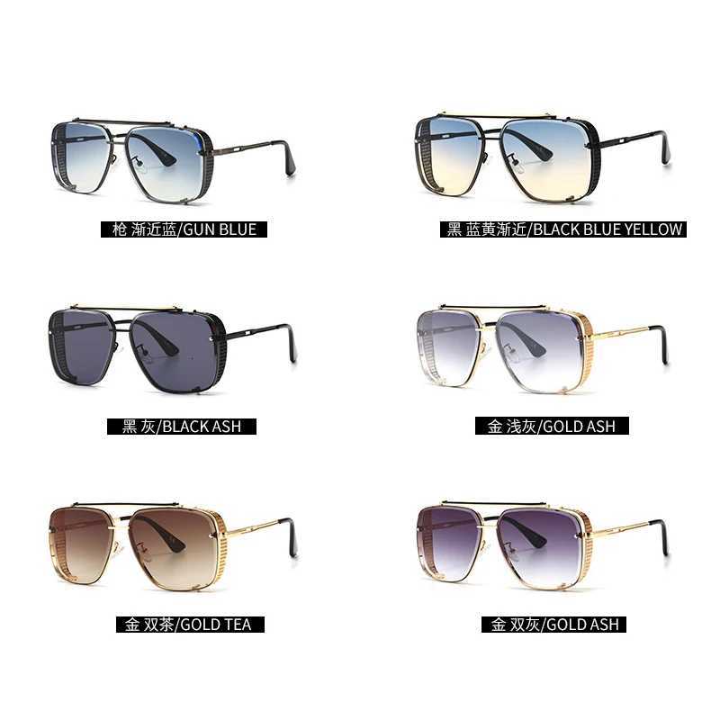 2025 New PUNK Mach six Style Gradient Sunglasses women Fashion Men Vintage Design uv400 Sun Glasses Oculos De SolT251024