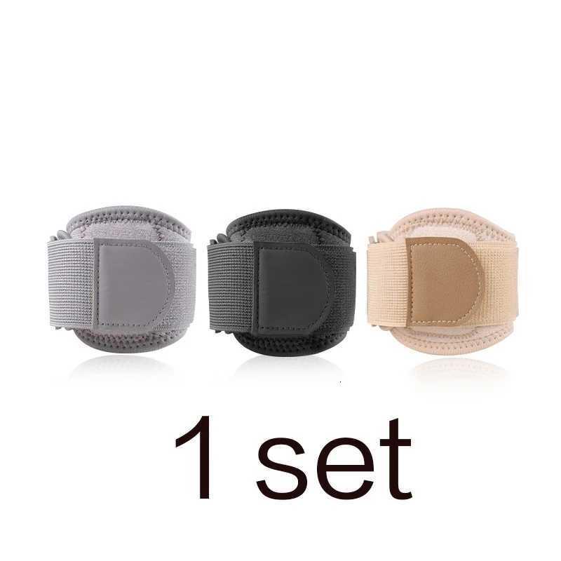 1PC3PC GOUNOD Adjustable Tennis Elbow Support Brace Guard Pads Golfers Strap Elbow Lateral Pain Syndrome Epicondylitis BraceW251024