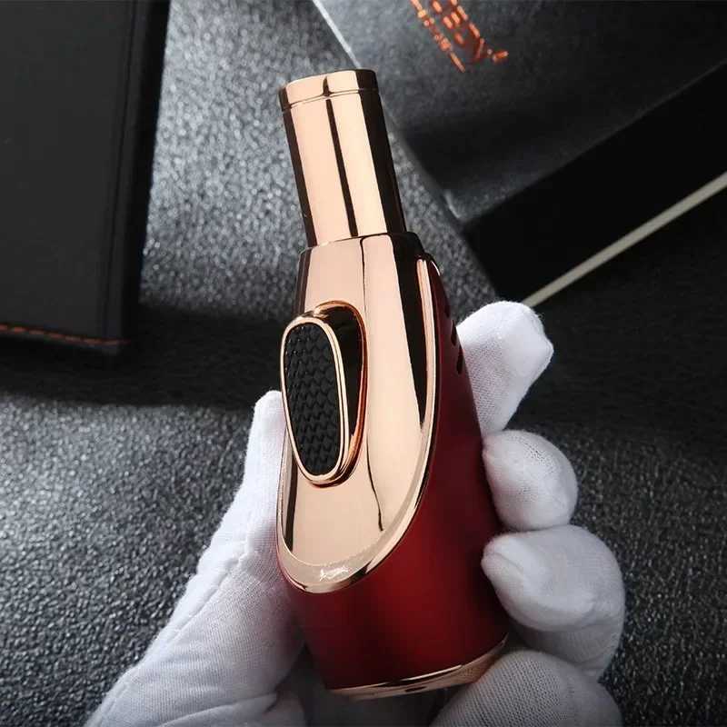 JOBON Metal Butane Gas Lighter Outdoor Windproof Blue Flame Torch Turbo Jet Cigar BBQ Jewelry Baking Welding Home Tools D251024 - view 4