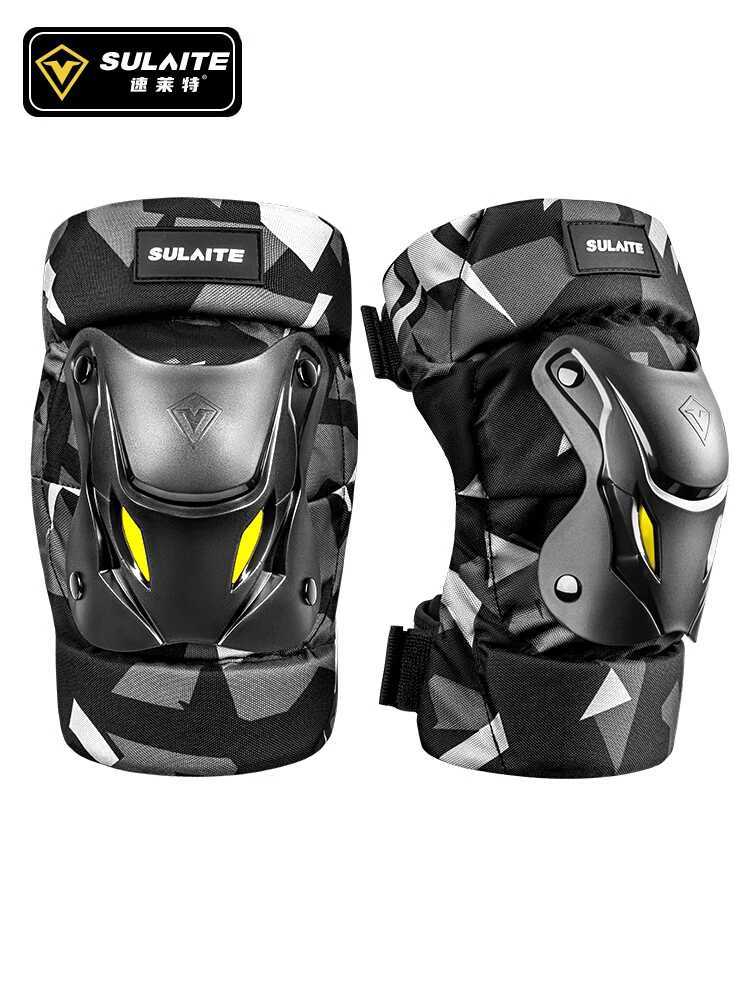 SULAITE Motorcycle Knee Pads Protective Knee Guard for Motorcycle Scooter Skateboard Cycling Riding Knee Brace GearW251024