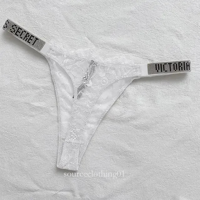 Victoriasecret Satin S Thong Women Underclothes Sexy Femme Underwear Low Waist For Comfortable Lingerie Erotic Panties Bralette Lenceria d47