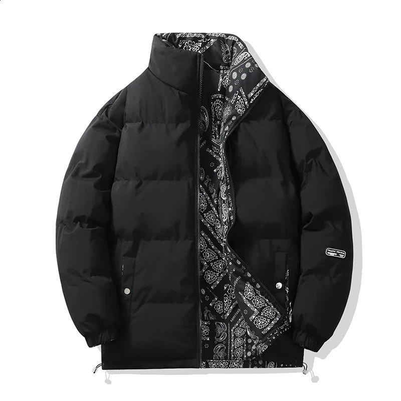 Loose Thickened Men Streetwear Winter Jacket for Men Fashion Casual Parkas Man Warm Windproof Male Cotton Clothing 251020